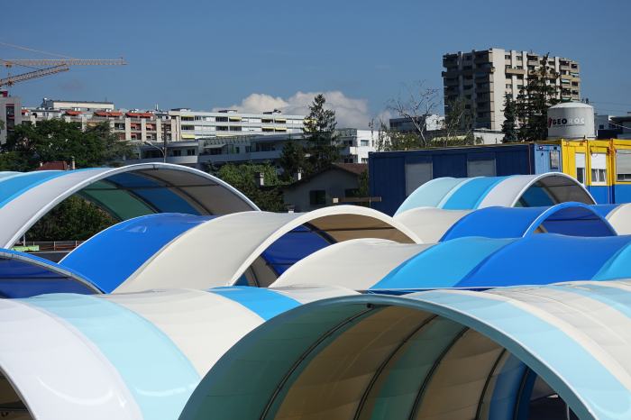 Installation pour la Biennale des Espaces d’art indépendants de Genève (BIG). Crédits: Le laboratoire d’architecture