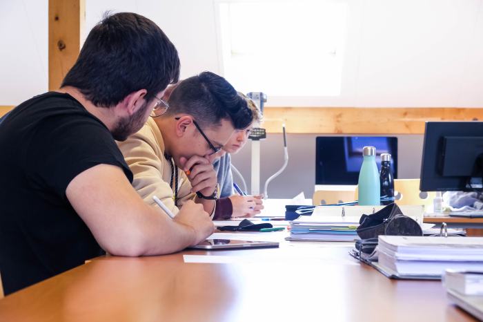 Ambiance de classe, Maturité professionnelle post-CFC, 2020 © David Picard